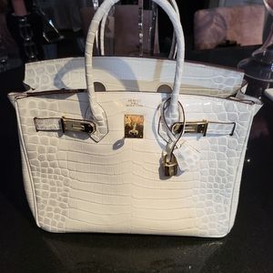 Leather handbag beautiful